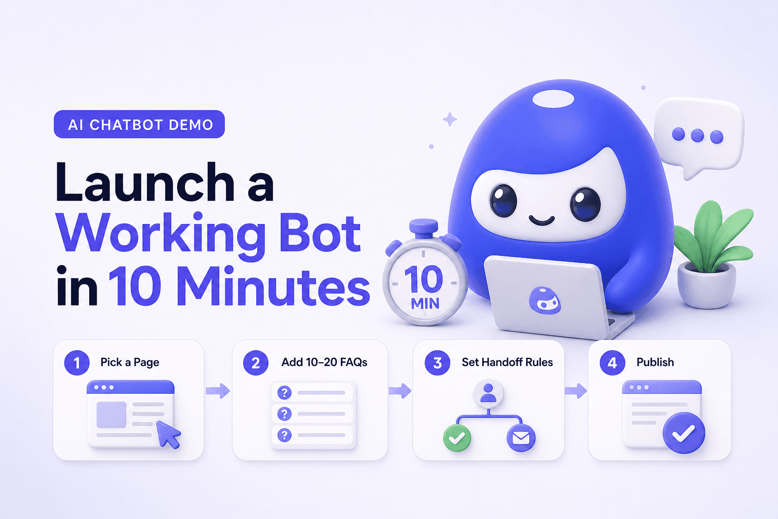 AI Chatbot Demo: Launch a Working Bot in 10 Minutes